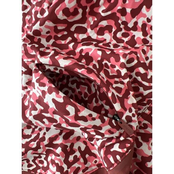 Athleta High Rise Mesh Racer Run 3" Short Sz Large Zip Pocket NEW! - Picture 12 of 16